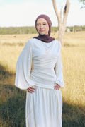Amoura drape dress