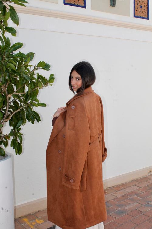Nura suede coat