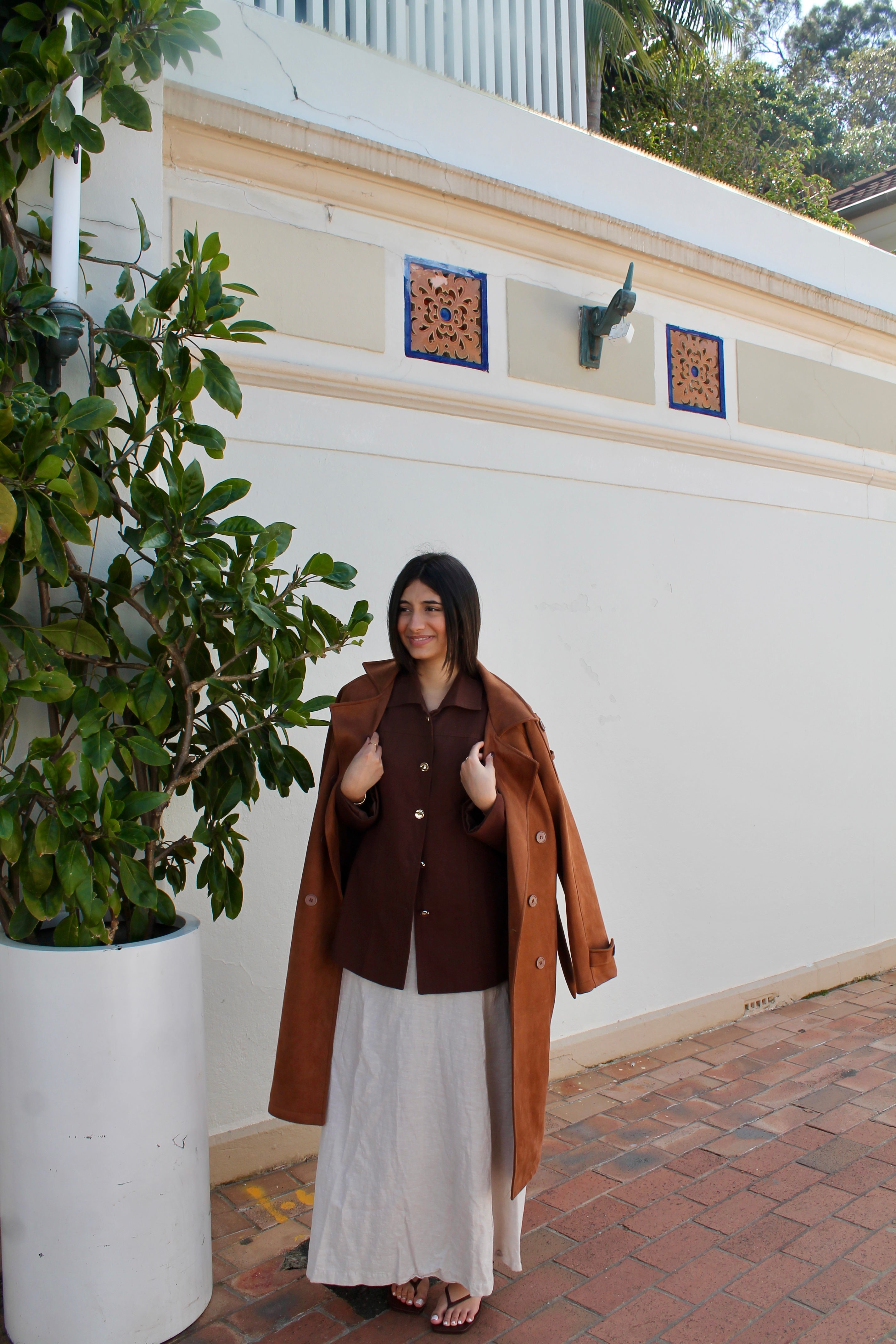 Nura suede coat
